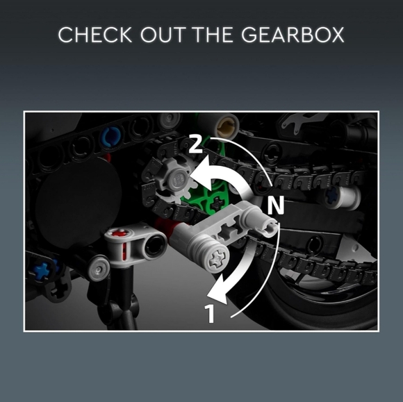 LEGO Technic Kawasaki Ninja H2R Motorcycle - Picture 3 of 5